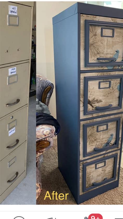 repurposed metal file boxes|diy filing cabinet.